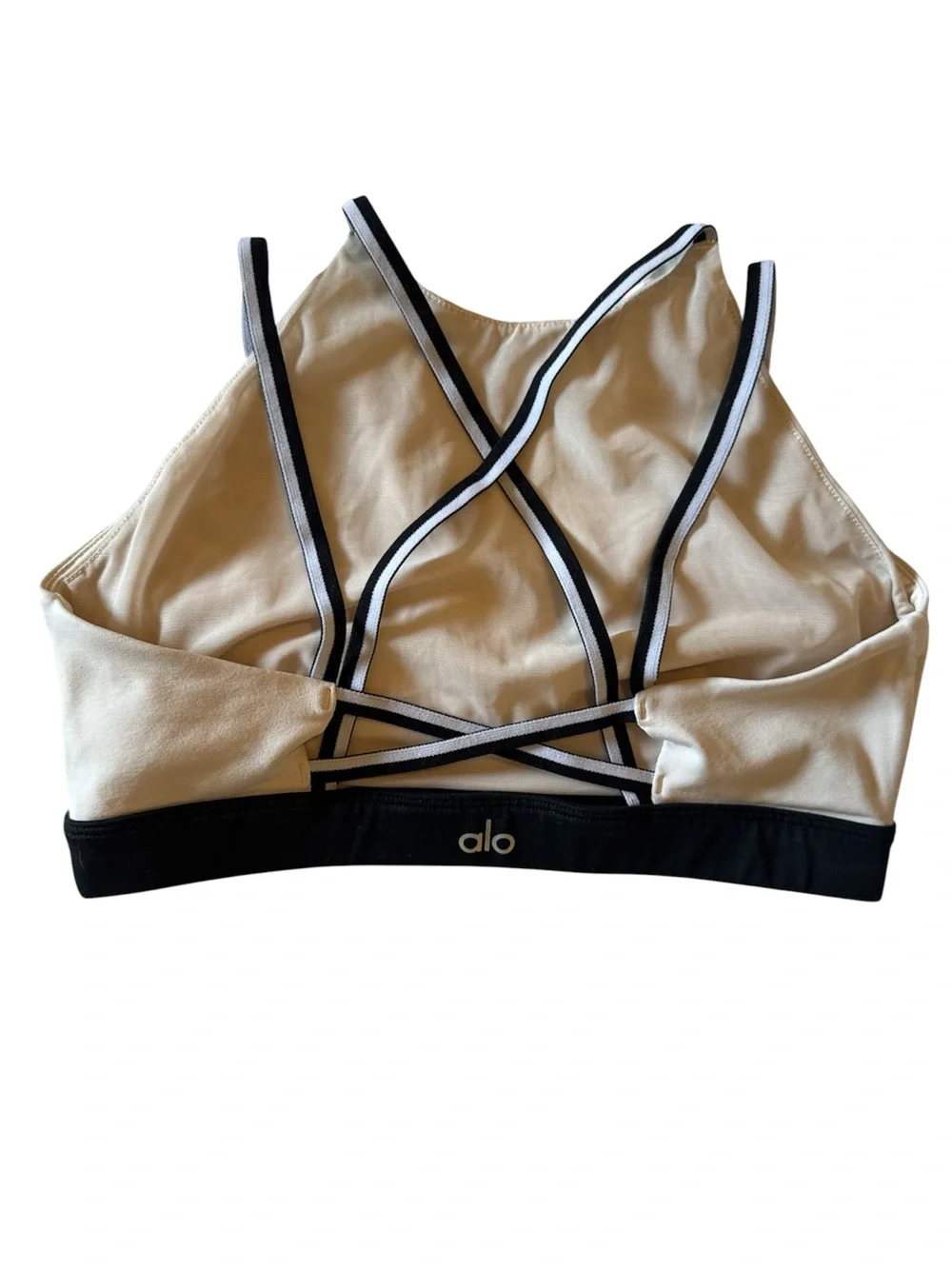 Alo mesh & strappy sports top (S)